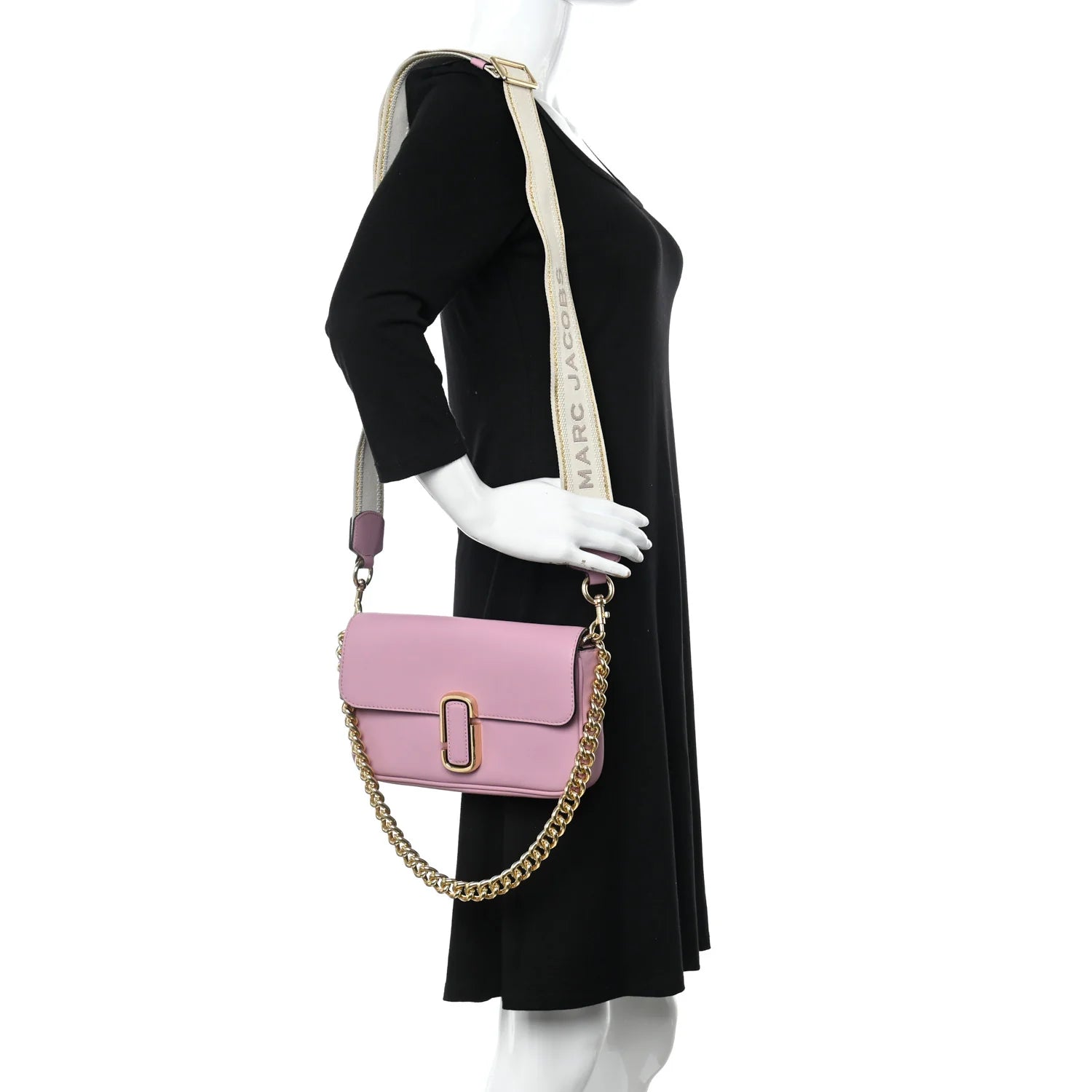 The Marc Jacobs J Marc Shoulder Bag Pink - Image 5