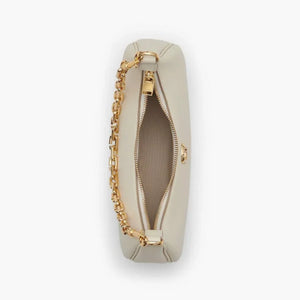 MARC JACOBS The Curve Leather Shoulder Bag - CLOUD WHITE - Image 5