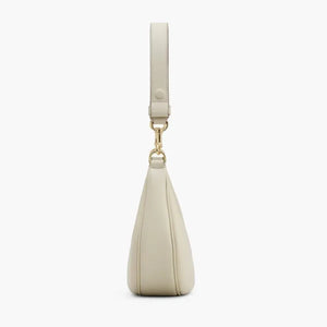 MARC JACOBS The Curve Leather Shoulder Bag - CLOUD WHITE - Image 3