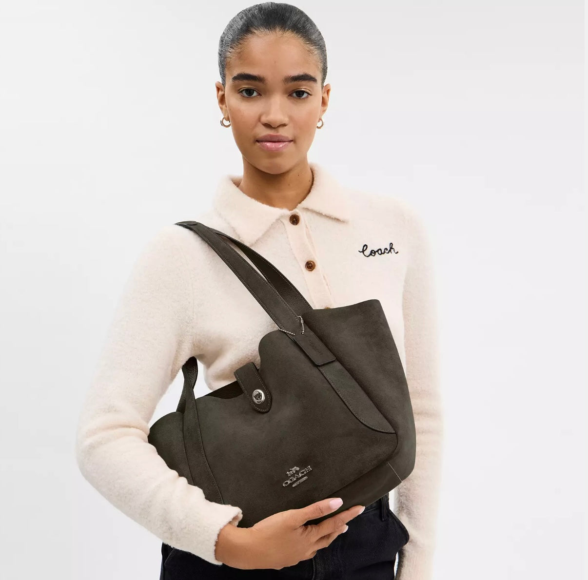 Hadley Turnlock Tote Bag