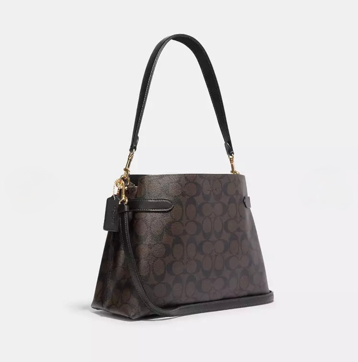 Coach Hanna Shoulder Bag In Signature Canvas