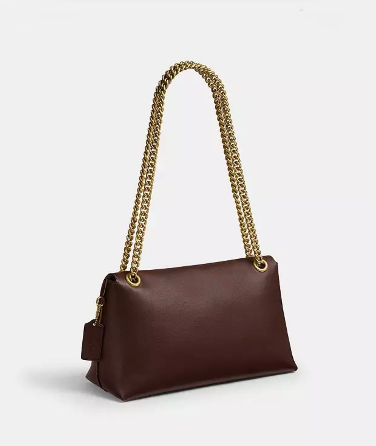 Coach Chelsea Shoulder Bag 30 with Chain in dark brown