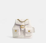 White Tabby Backpack