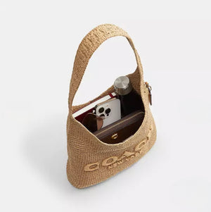 COACH Straw Brooklyn Shoulder Bag 28