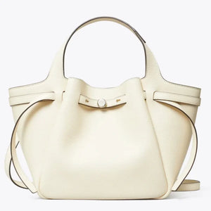 Tory Burch Small Romy Tote Light Cream - Image 2
