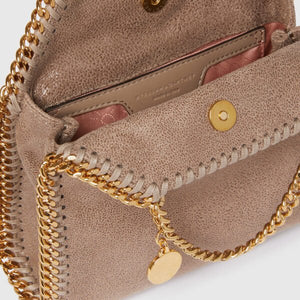 Stella McCartney Falabella Tiny Tote Bag Black Moss - Image 5