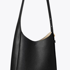 Tory Burch Small Romy Hobo Bag Black - Image 3