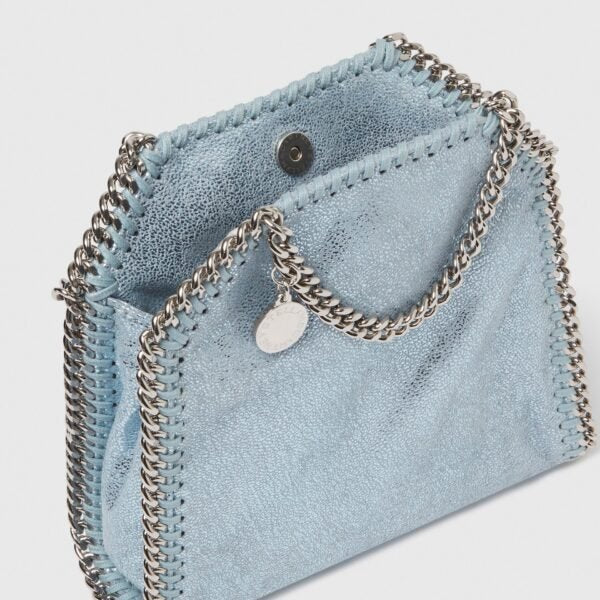 Stella McCartney Falabella Tiny Tote Bag Sapphire blue - Image 2