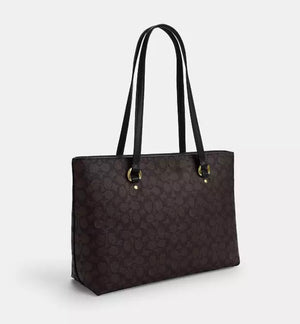Coach Station Tote Bag In Signature Canvas,
