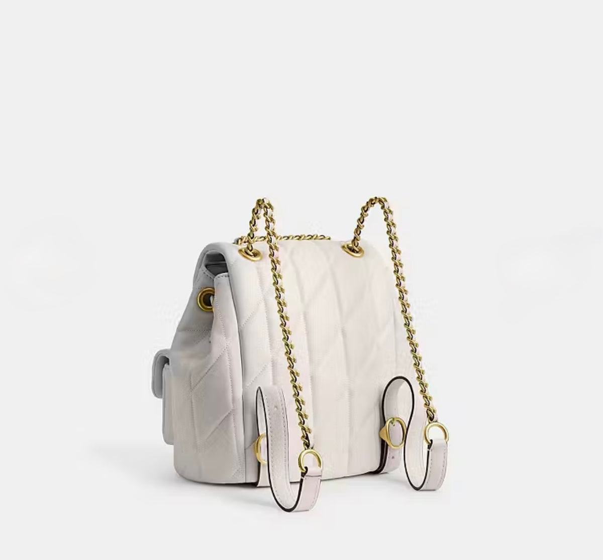 White Tabby Backpack