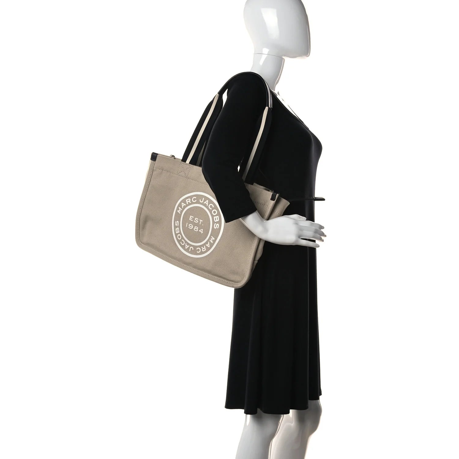 Marc Jacobs Signet Canvas Tote - Beige - Image 7