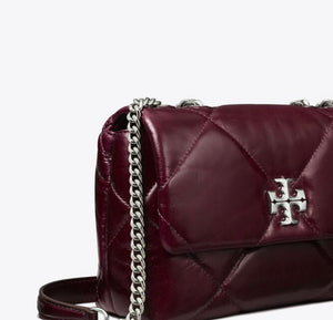 Small Kira Diamond Quilt Distressed Shoulder Bag