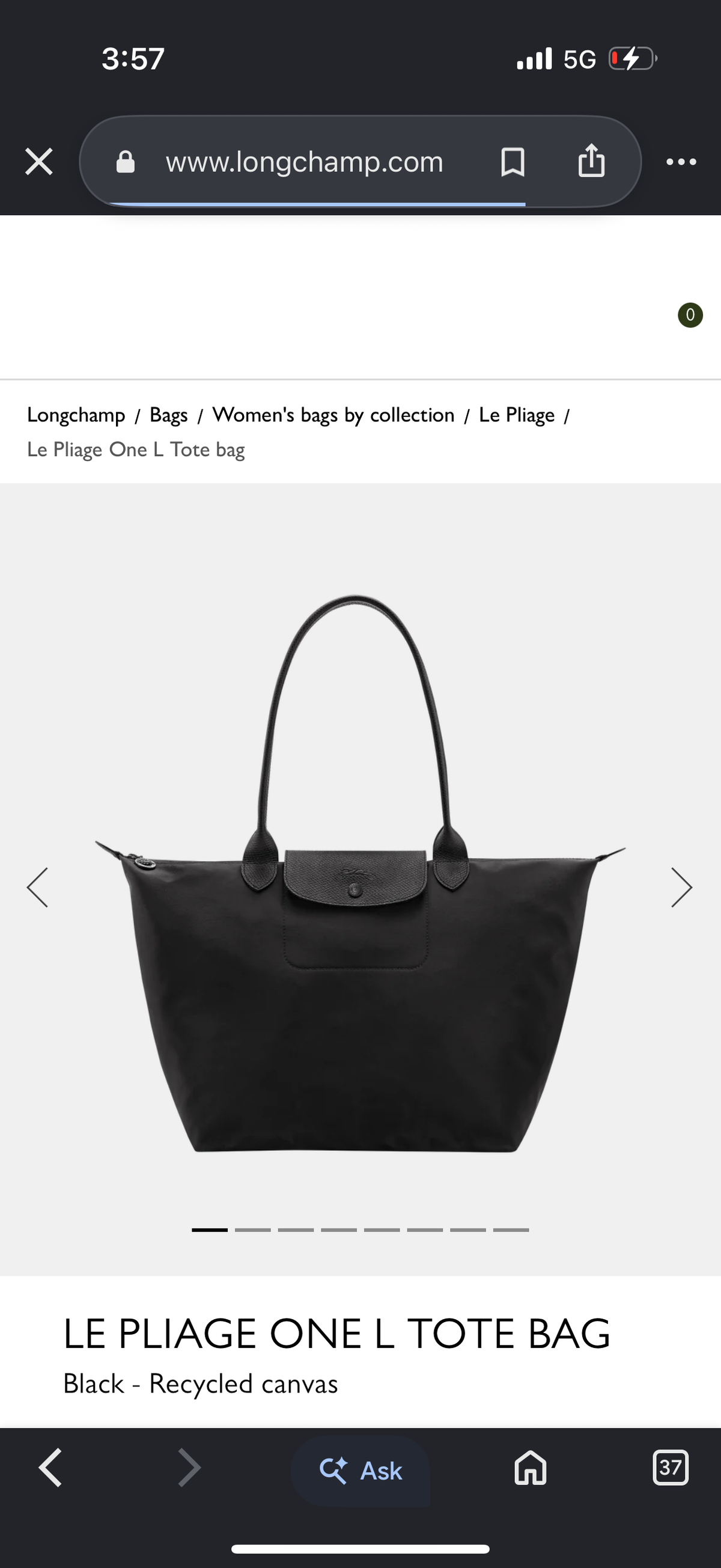 Longchamp Le Pliage One M Tote Bag