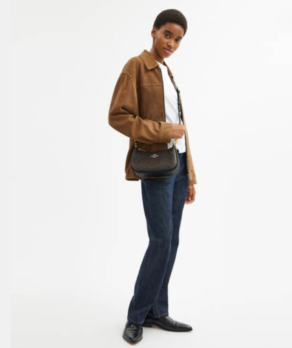 Teri Shoulder Bag In Signature Canvas