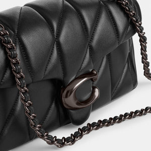 Tabby Shoulder Bag 20 With Quilting leather Black Dark - Image 5