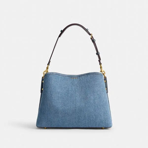 Coach Willow Shoulder Bag in Denim - Image 3