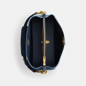 Coach Willow Shoulder Bag in Denim - Image 4