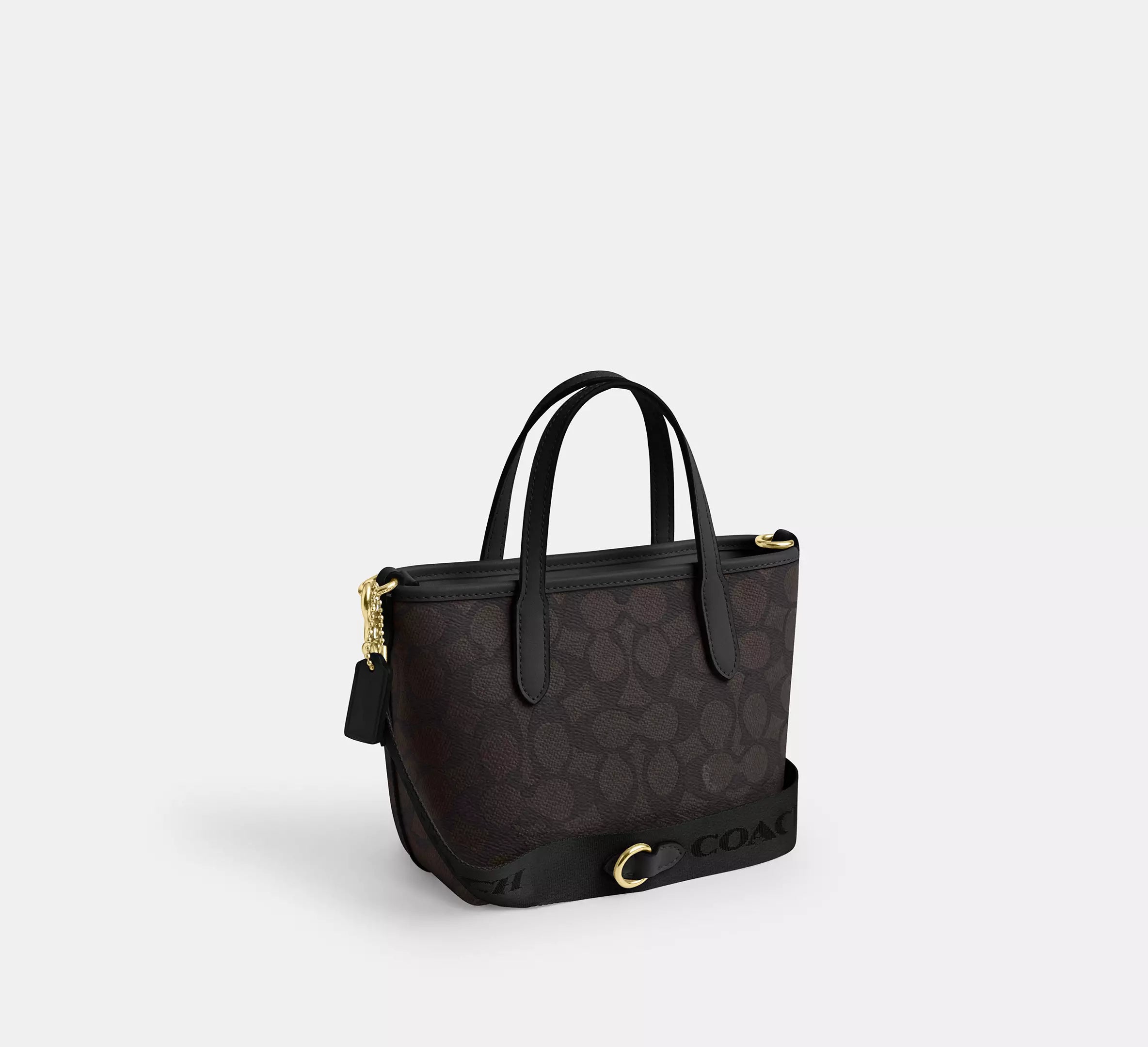 Coach City Mini Tote Bag In Signature Canvas - original Coach - Dazz