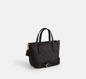 Coach City Mini Tote Bag In Signature Canvas - original Coach - Dazz