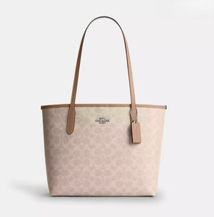 Coach Medium City Tote Bag in Signature Canvas