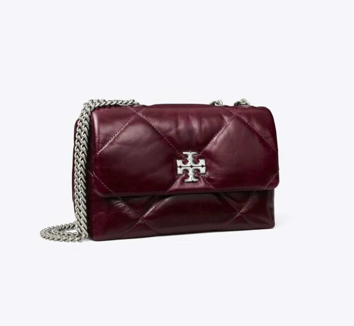 Small Kira Diamond Quilt Distressed Shoulder Bag