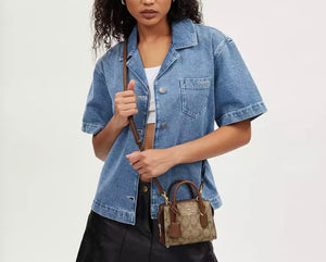 Andrea Mini Carryall In Signature Canvas