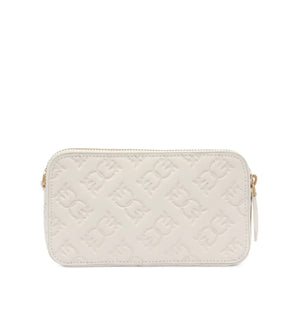 white Pinko Logo-Embossed Mini Camera Bag