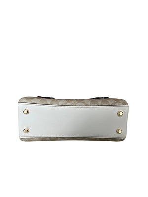 Signature Mini Darcie Carryall Crossbody Bag Khaki Multi - original Coach - Dazz