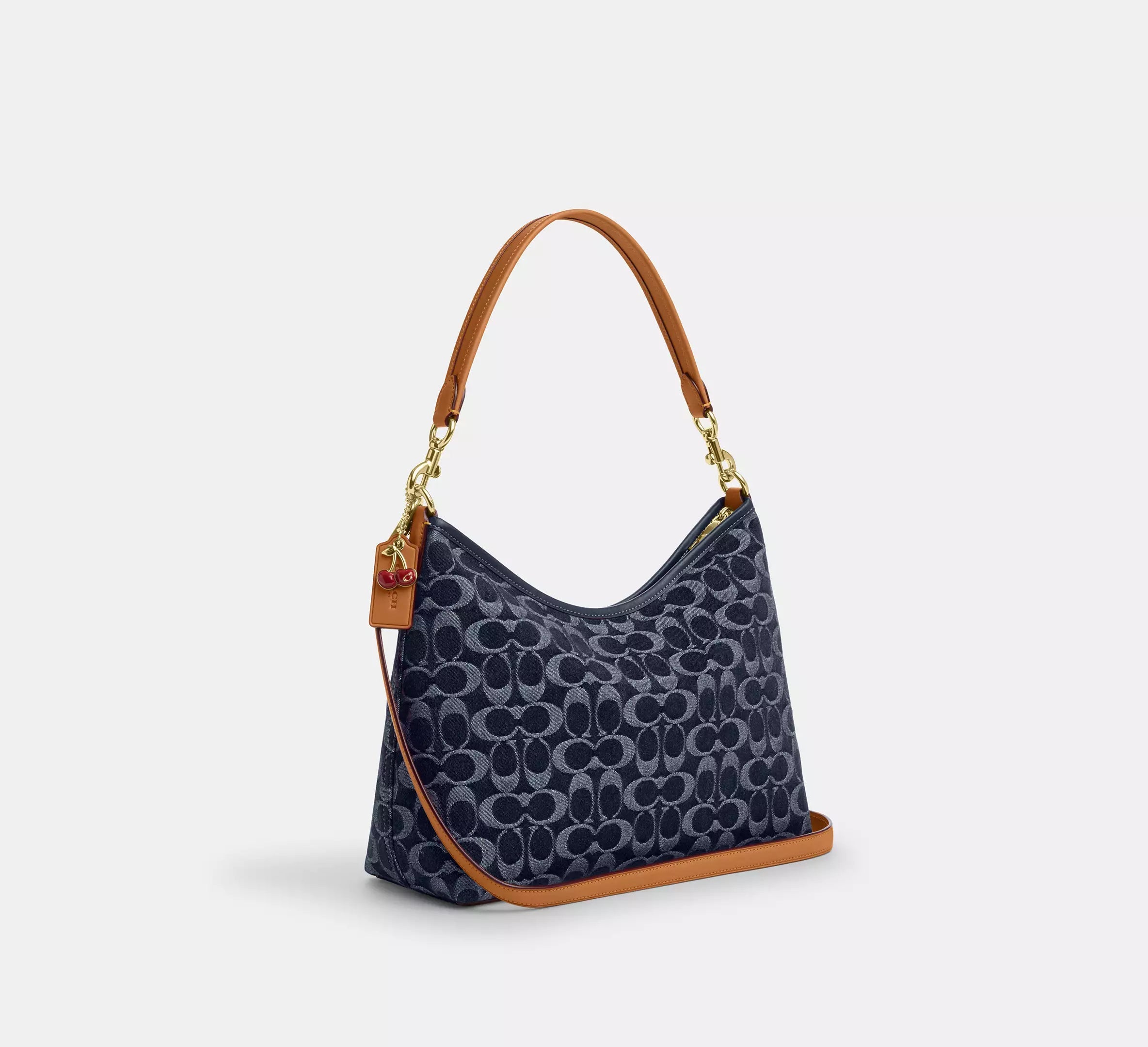 Laurel Shoulder Bag In Signature Denim