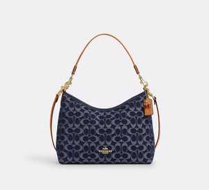 Laurel Shoulder Bag In Signature Denim