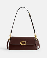 Jet Shoulder Bag in Dark Brown