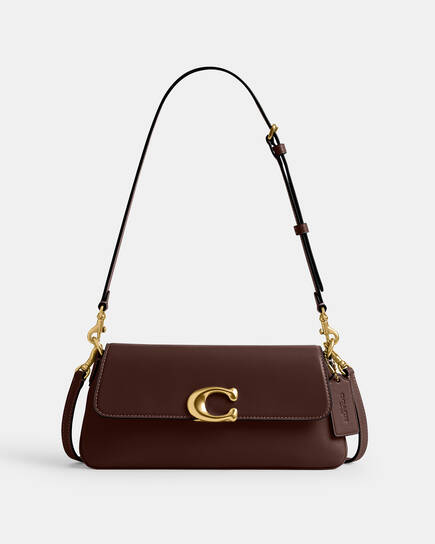 Jet Shoulder Bag in Dark Brown