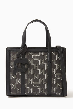 K/Ikonik 2.0 Monogram Tote Bag in black - original Karl Lagerfeld - Dazz