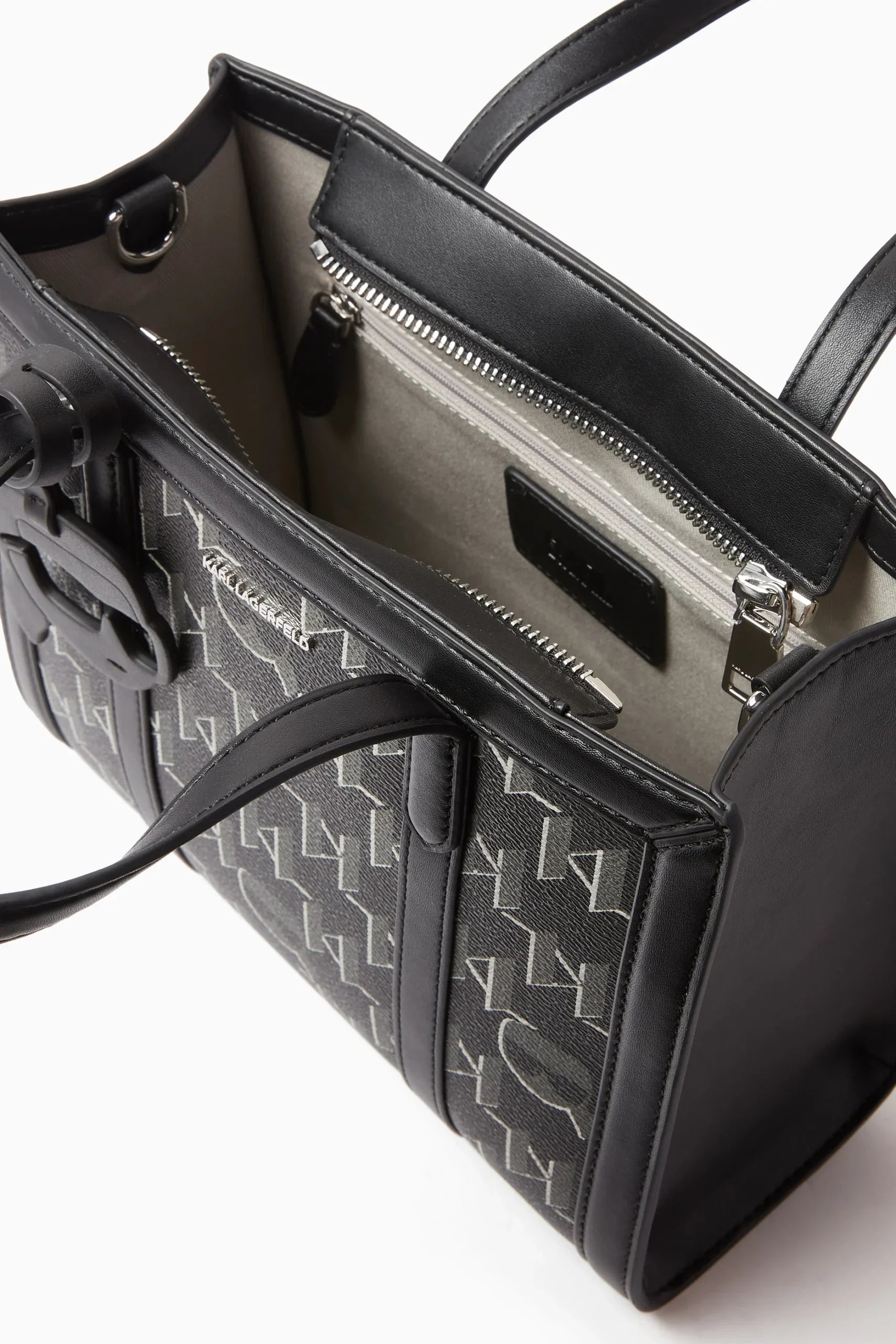 K/Ikonik 2.0 Monogram Tote Bag in black - original Karl Lagerfeld - Dazz
