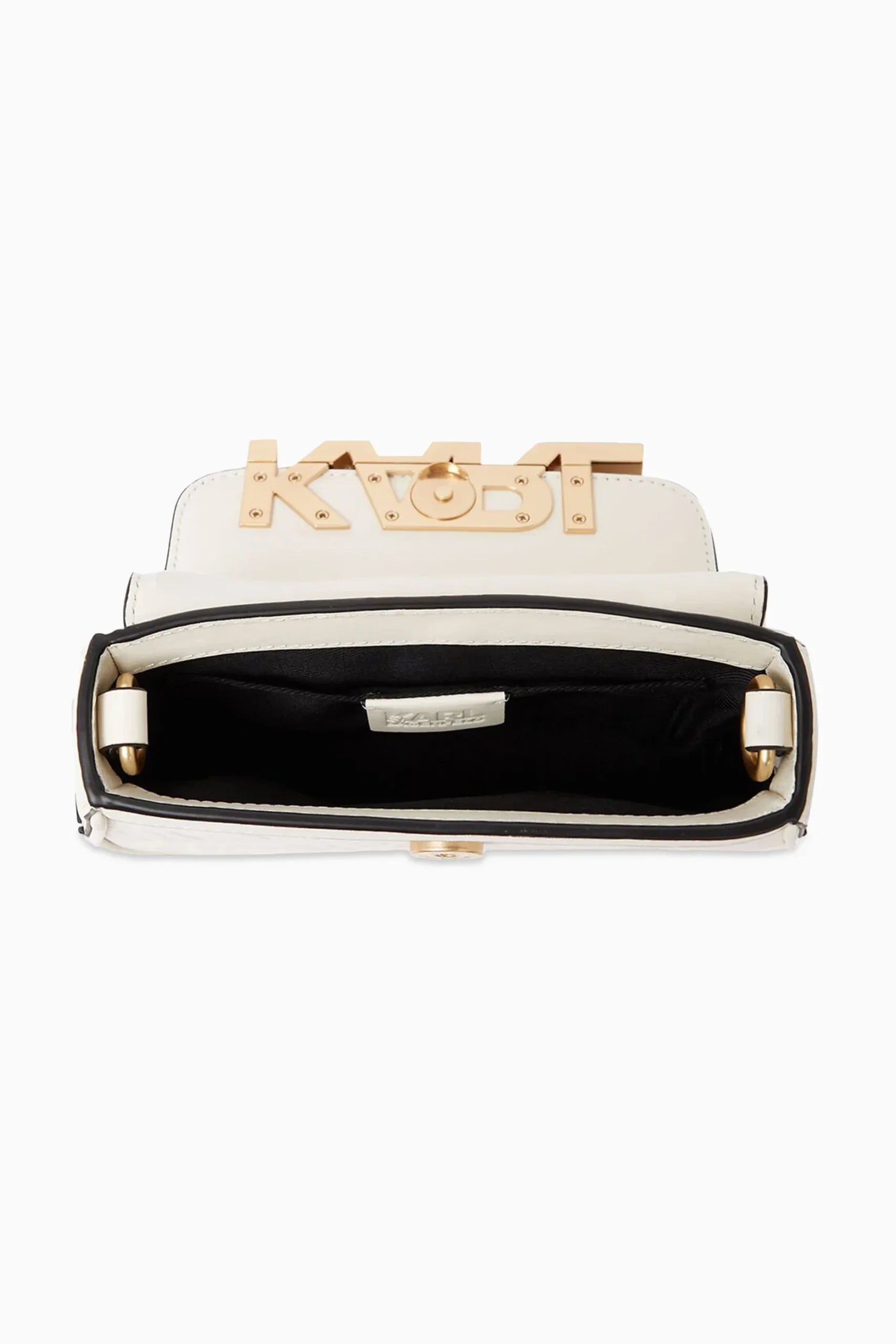 Karl Lagerfeld K/Letters embossed crossbody bag White - original Karl Lagerfeld - Dazz