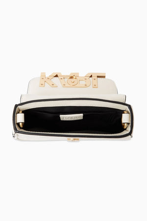 Karl Lagerfeld K/Letters embossed crossbody bag White - original Karl Lagerfeld - Dazz