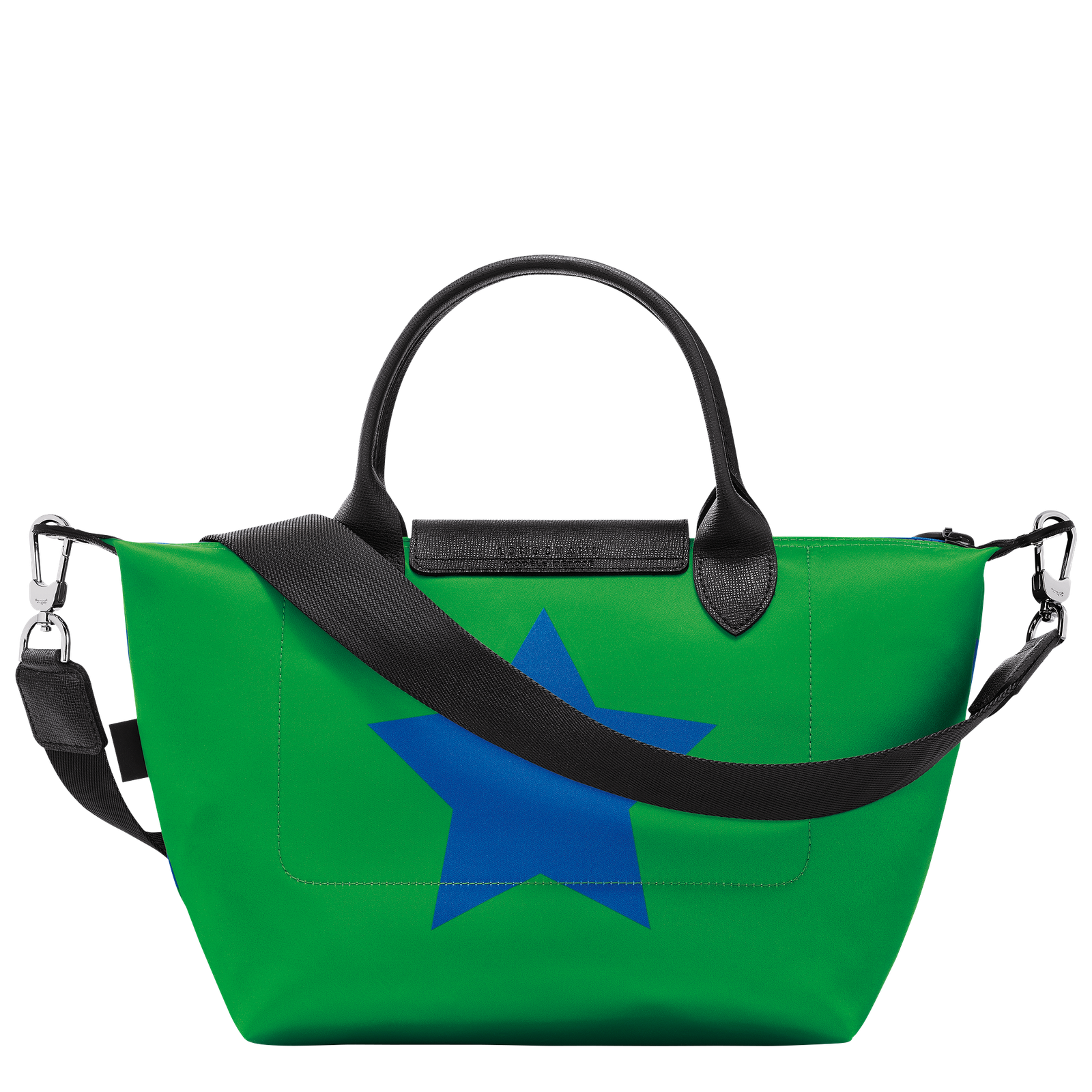 Le Pliage Collection S Handbag Cobalt/Lawn - Image 4