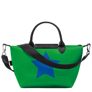 Le Pliage Collection S Handbag Cobalt/Lawn - Image 4