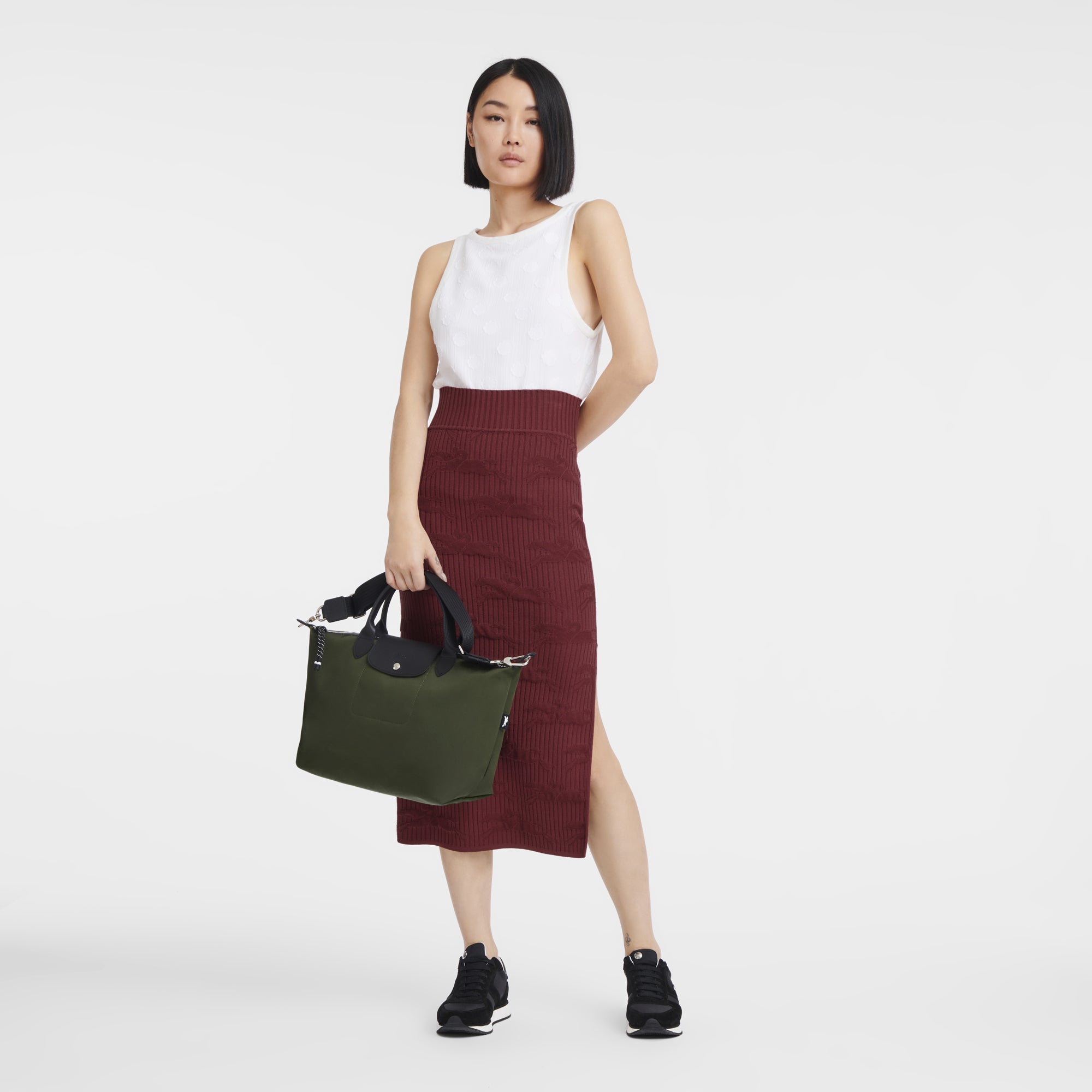 Le Pliage Energy L Handbag Khaki - Image 2