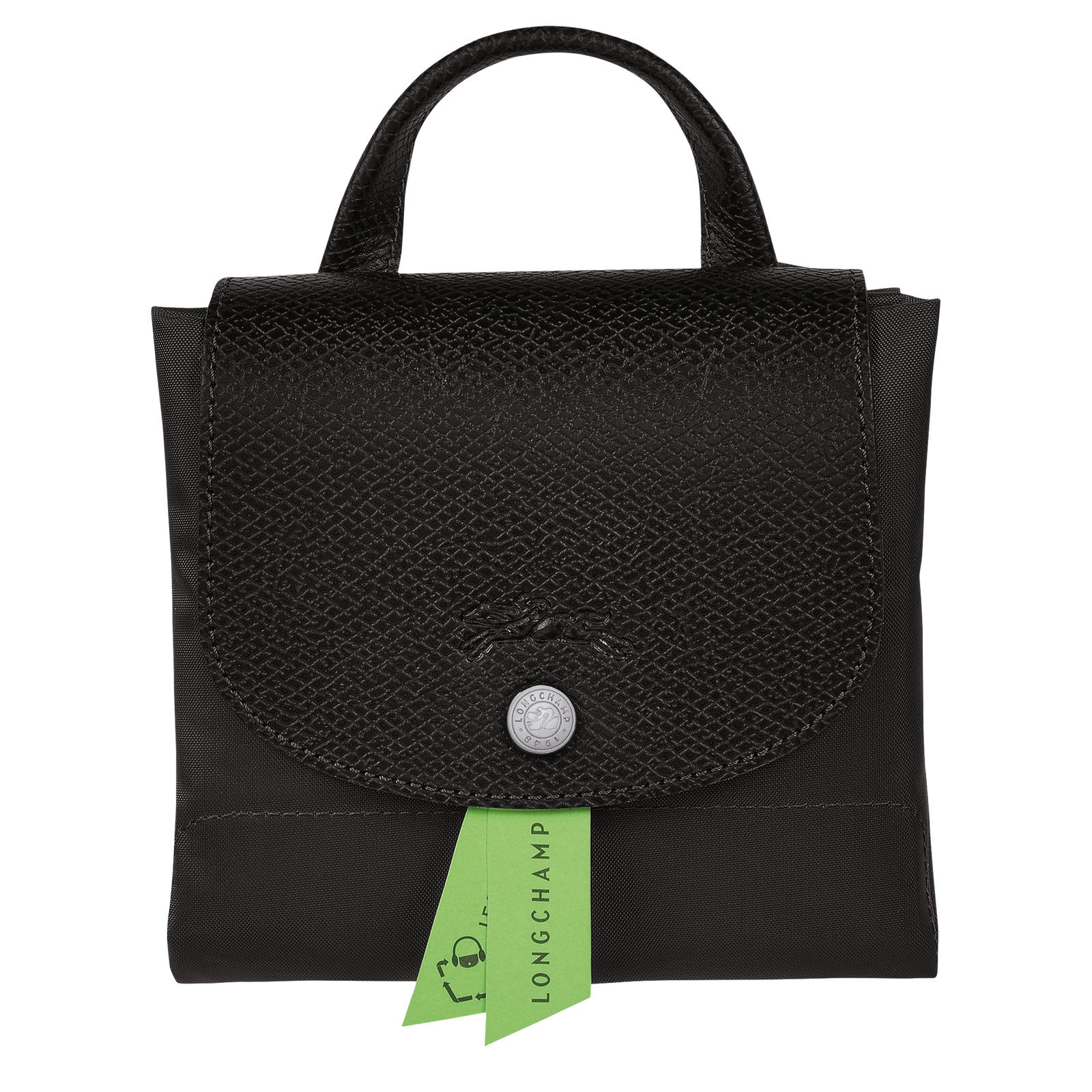Le Pliage Green M Backpack Black - Image 6