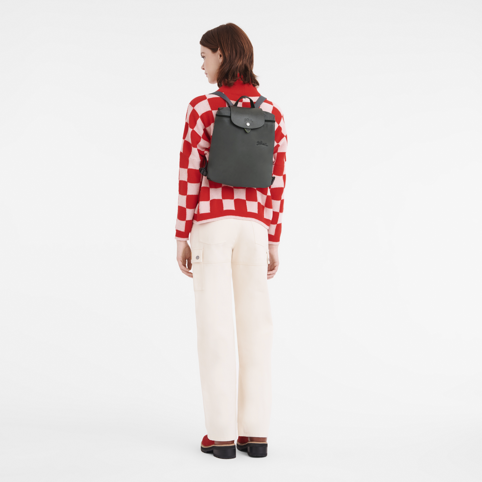Le Pliage Green M Backpack Graphite - Image 2