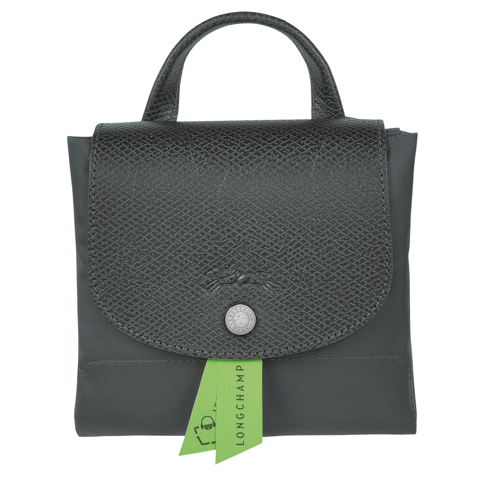 Le Pliage Green M Backpack Graphite - Image 6