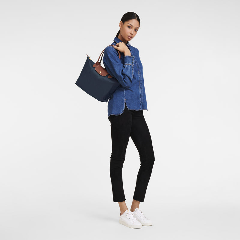 Le Pliage Original M Tote bag Navy - Image 2