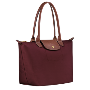 Le Pliage Original M Tote bag Burgundy - Image 3