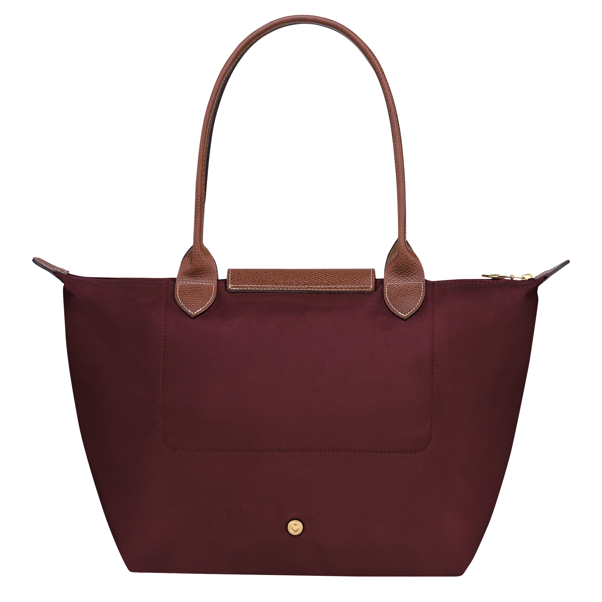 Le Pliage Original M Tote bag Burgundy - Image 4