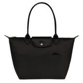 Le Pliage Green M Tote bag Black