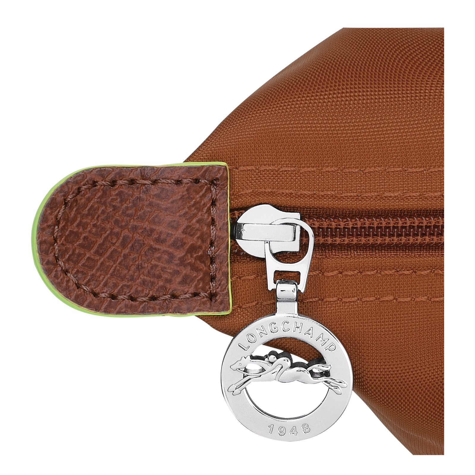 Le Pliage Green M Tote bag Cognac - Image 5