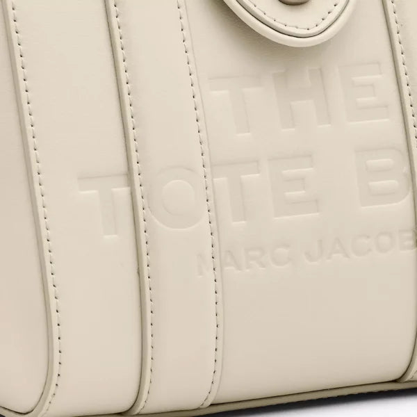 The Marc Jacobs Turnlock Crossbody Tote Bag Cloud White - Image 4