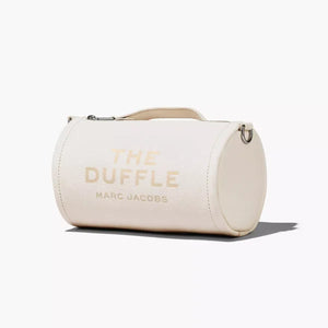 The Marc Jacobs Leather Duffle Bag Cotton/Silver - Image 5