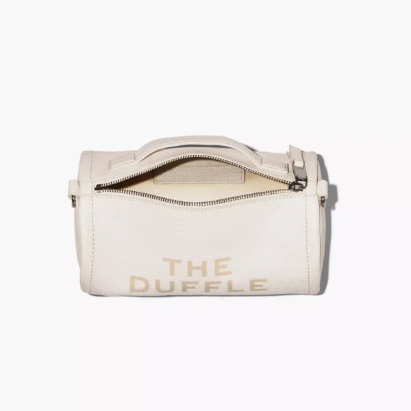 The Marc Jacobs Leather Duffle Bag Cotton/Silver - Image 7